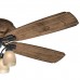 60 inch Transitional Ceiling Fan with 4 Lights and Wall Control in Brown Tahoe Finish (Refurbished) CC5C50C52